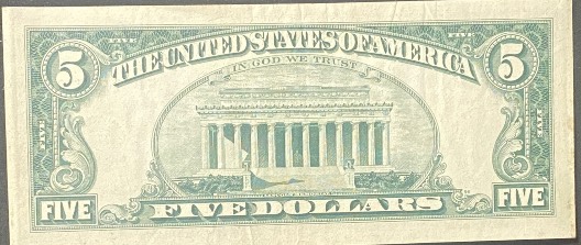 1969-Misaligned?-$5-FRN