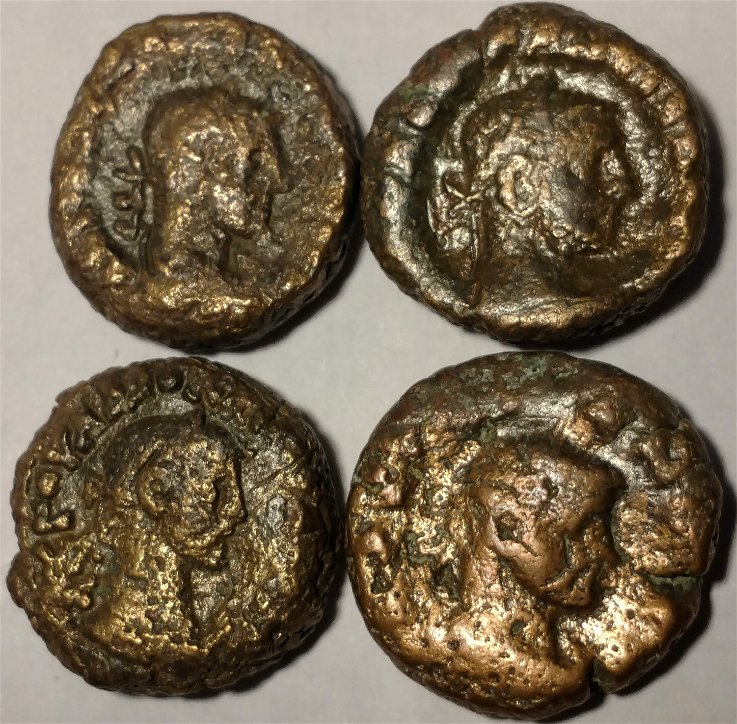 4-Roman-Provincial-Tetradrachms---Help-ID-Please!