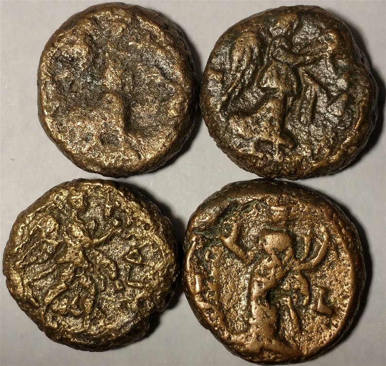 4-Roman-Provincial-Tetradrachms---Help-ID-Please!