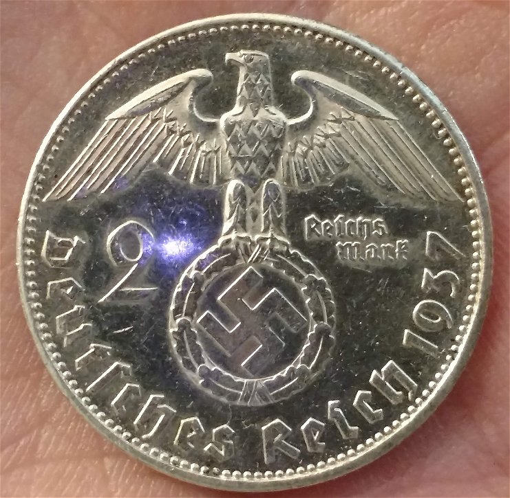 Proof,-Prooflike?-None-Of-The-Above?-Thoughts-On-A-1937e-German-2-Mark-Coin