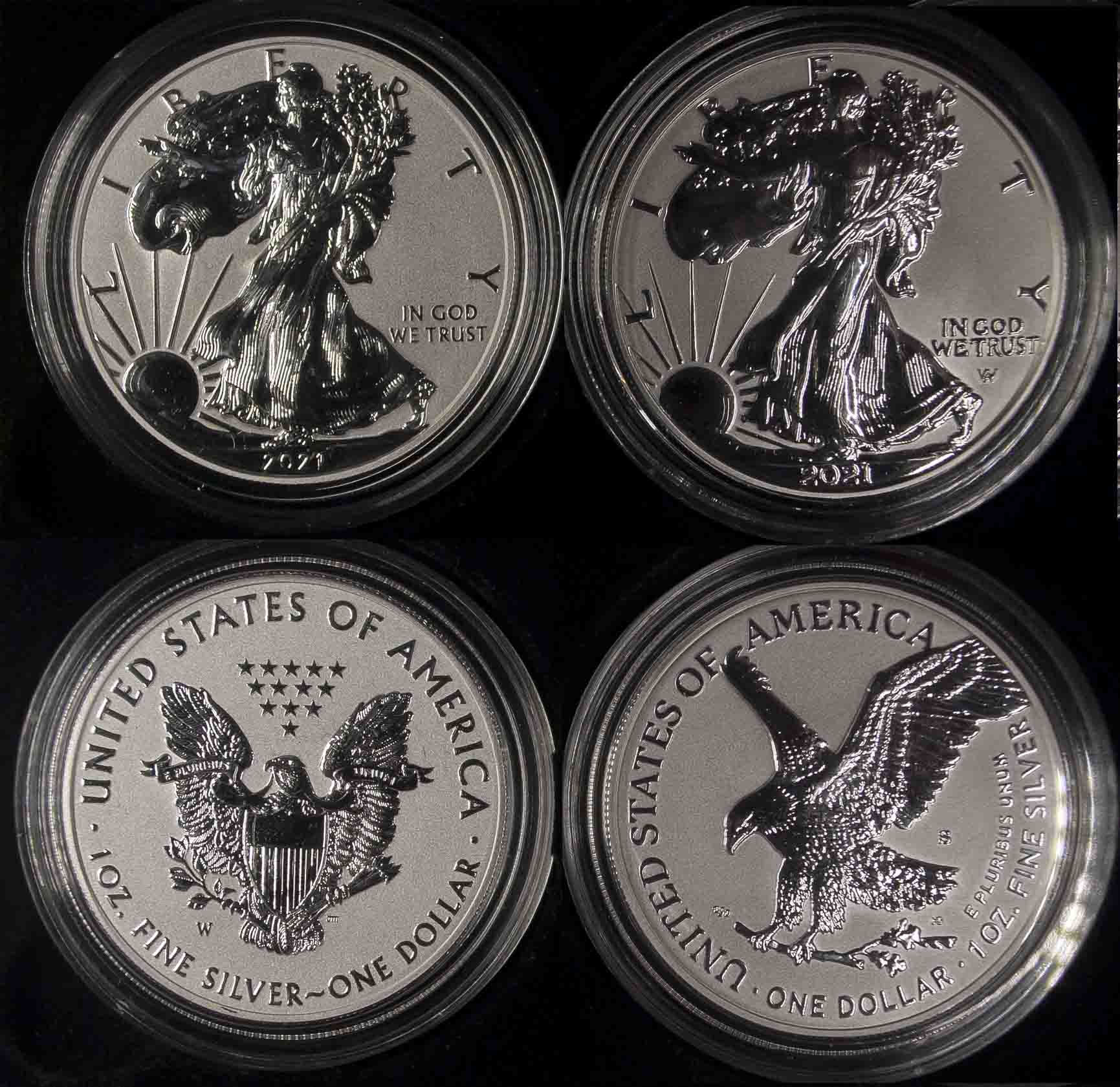 American-Eagle-2021-Silver-Reverse-Proof-Two-Coin-Set
