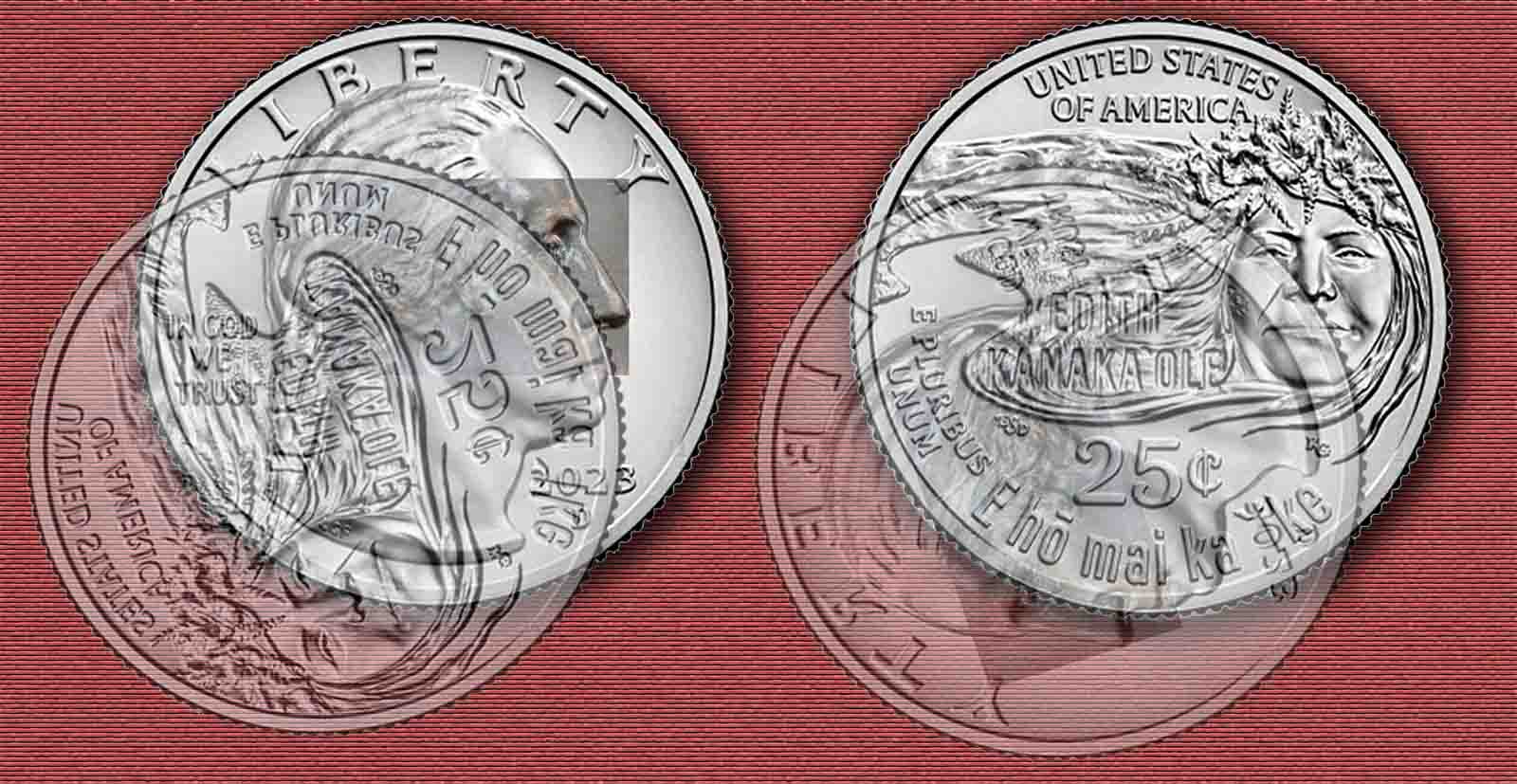 New-Off-Center-Rotated-Die-Clash-Mad-Clash-On-Edith-Kanaka'ole-2023-P-Quarter