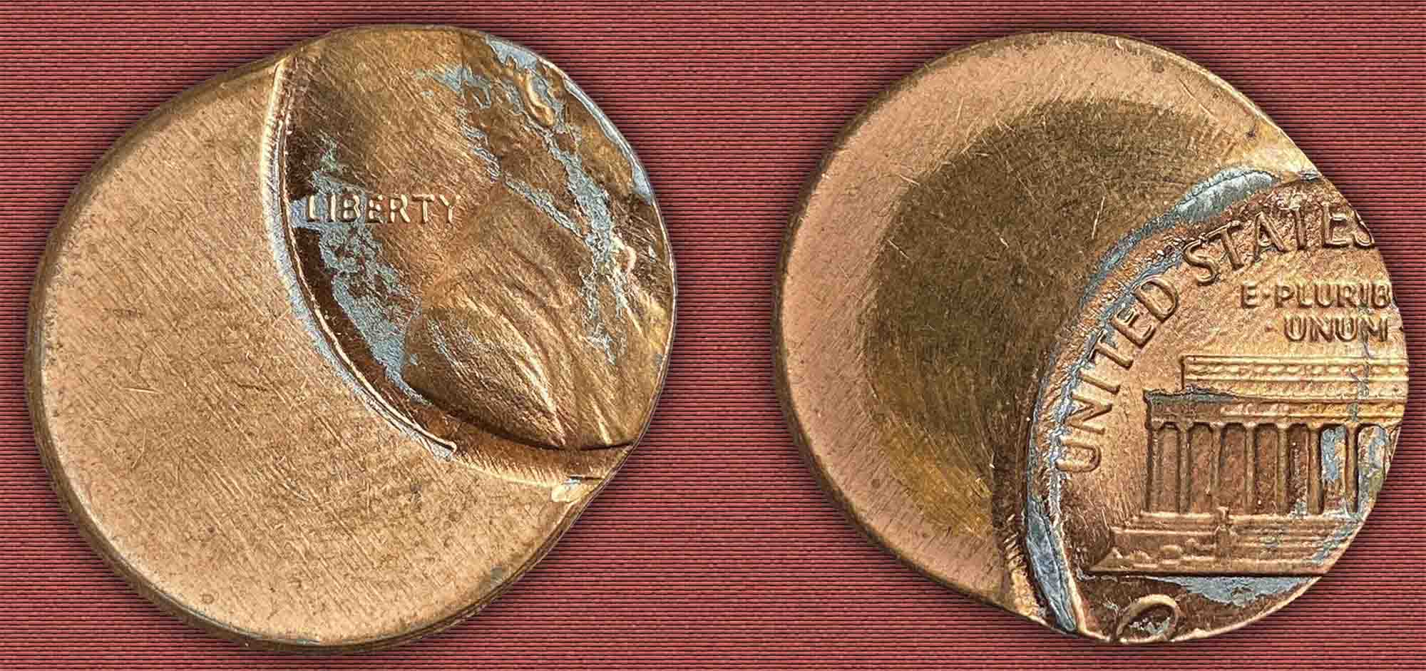 No-Date-Zinc-Lincoln-Memorial-Cent-60%-Off-Center