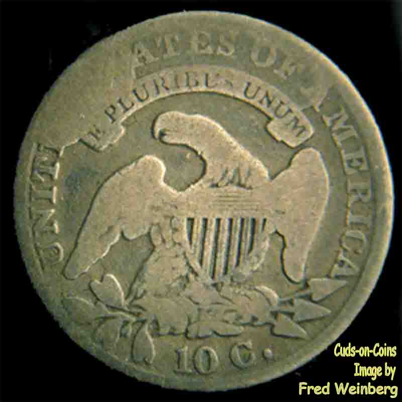 Is-There-A-Cud-On-The-Reverse-Of-This-1833-Capped-Bust-Dime?-Residue-On-2x2-Not-Coin