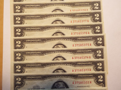 Differing-Lengths-Of-Both-Bill-And-Design-On-1953-$2-Bills