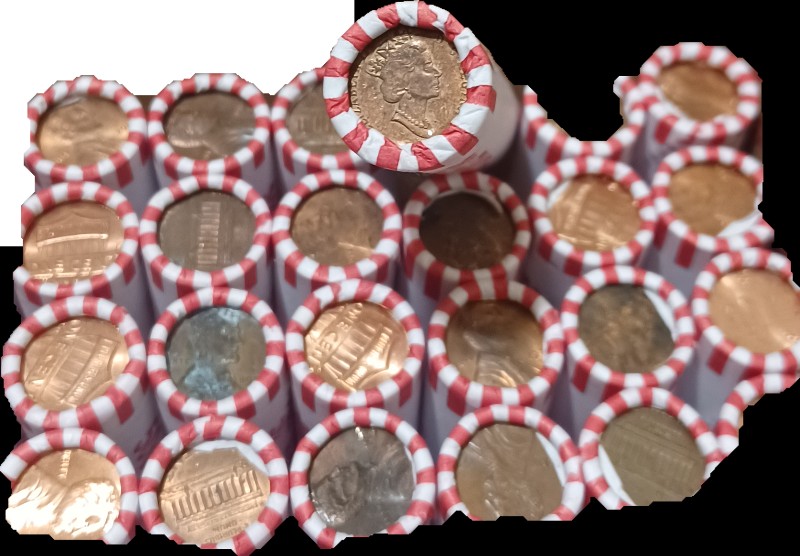 Penny-Coin-From-Bank-Found-With-Queen-Elizabeth-Obverse--Shield-Reverse-Enders