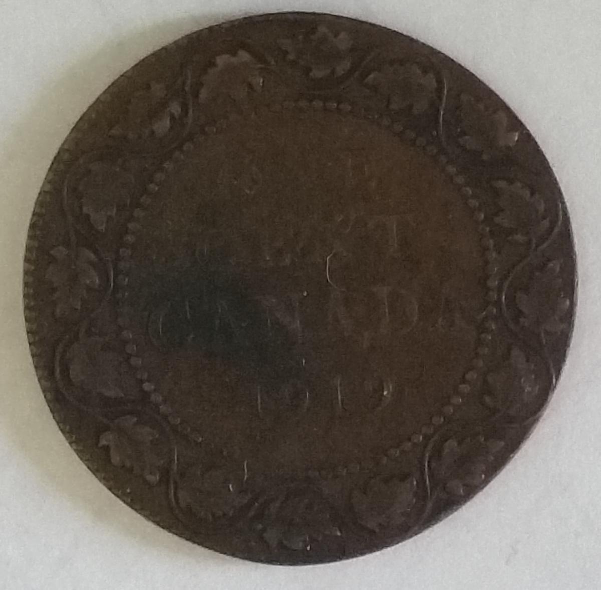 1919-Copper-Large-Cent,-Wrong-Size-Planchet