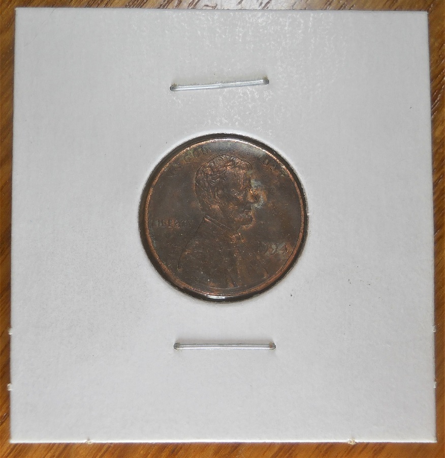 1994-P-Lincoln-Cent-Rotated-Die,-160-170-Degree.