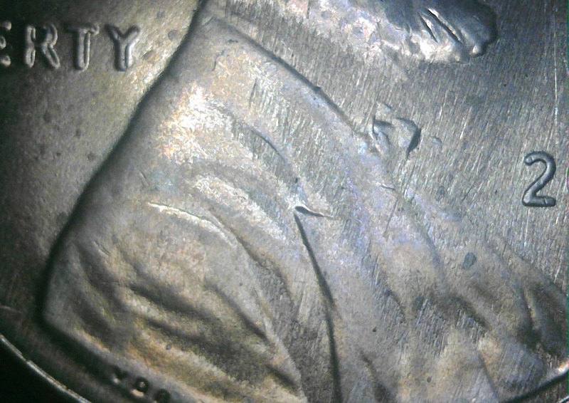 2020-P-Lincoln-Shield-Cent-With-Crazy-Abrasions!