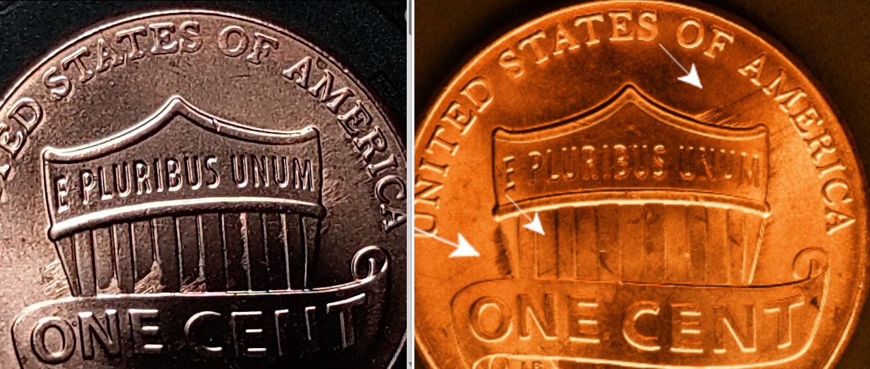 2023-P-Lincoln-Cent-With-Nice-Feeder-Finger-Die-Scrapes-.-Or?