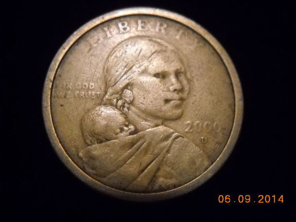 Extremely-Worn-Sacagawea-Dollar