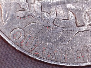 1965-Washington-Quarter-DDR-/-Die-Crack-/-Dbl-Rim-Rev.