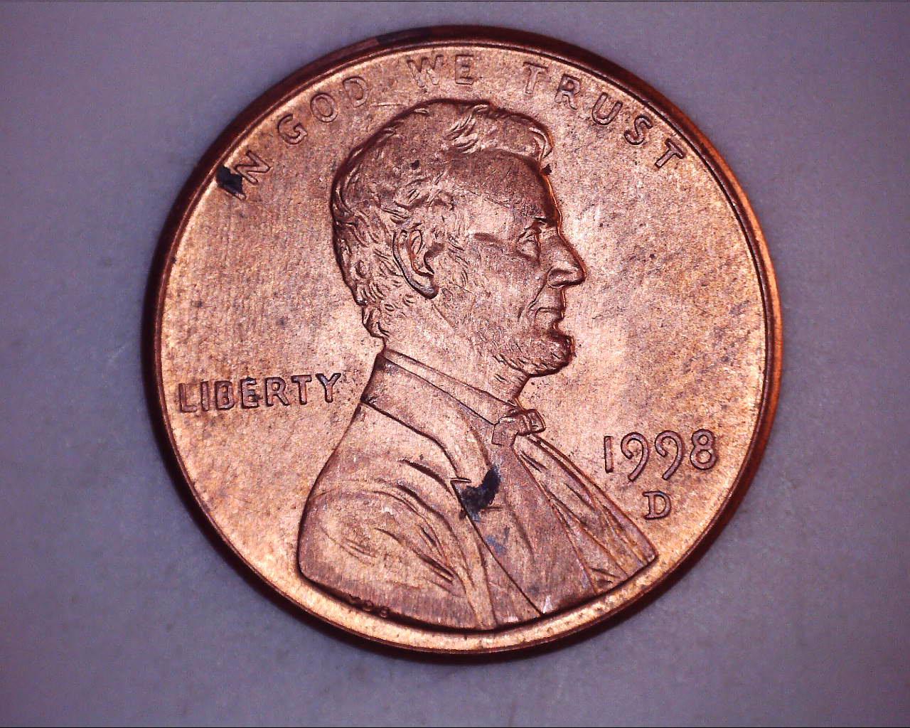1998-D-Lincoln-Penny-With-Crooked-Awning-Above-Lincoln