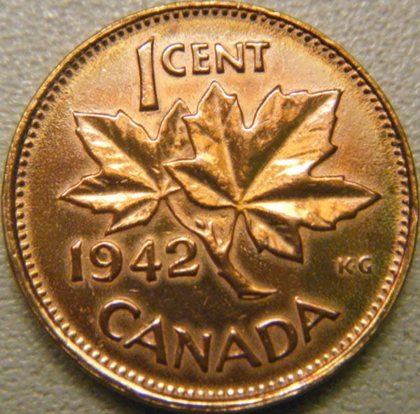 Canada-WWII-War-Coins-+-2-Stamps