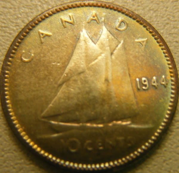 Canada-WWII-War-Coins-+-2-Stamps