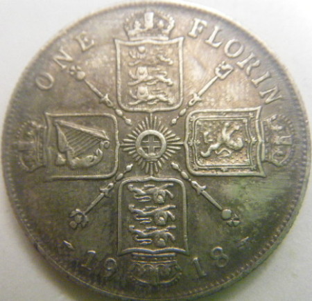 1918-Florin-Overstruck