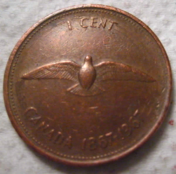 New-Planchet-Error---1967-Canadian-1-Cent