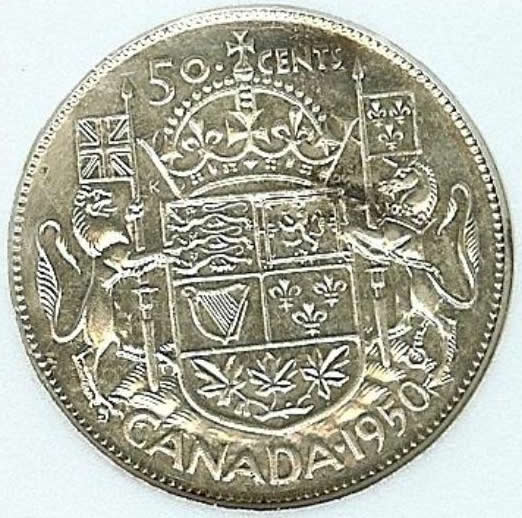 1950-Canadian-Half-Dollar---No-Design---Grade-Opinions