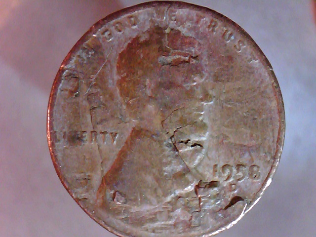 1958-D-Lc-Nice-Lamination-Grease-Or-Weak-Strike-Reverse?