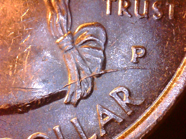 1999-P-Georgia-Quarter-Die-Crack-Obverse-And-Reverse