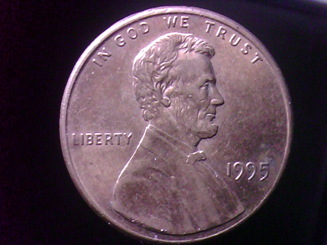 1995-Lincoln-Cent-Possible-Rim-To-Rim-Reverse-Crack-W/-Vertical-Displacement