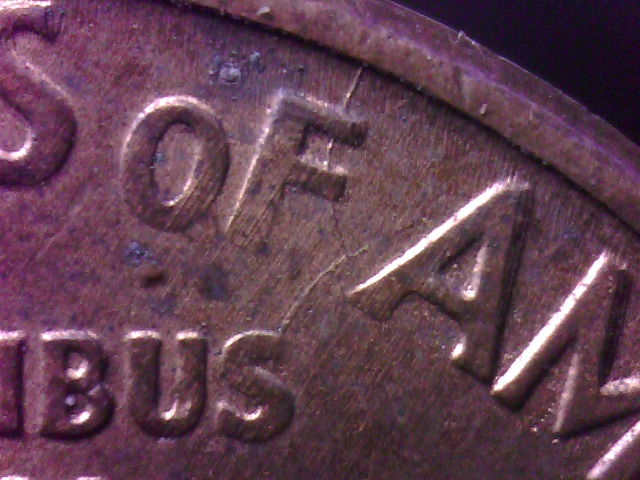 1995-Lincoln-Cent-Possible-Rim-To-Rim-Reverse-Crack-W/-Vertical-Displacement