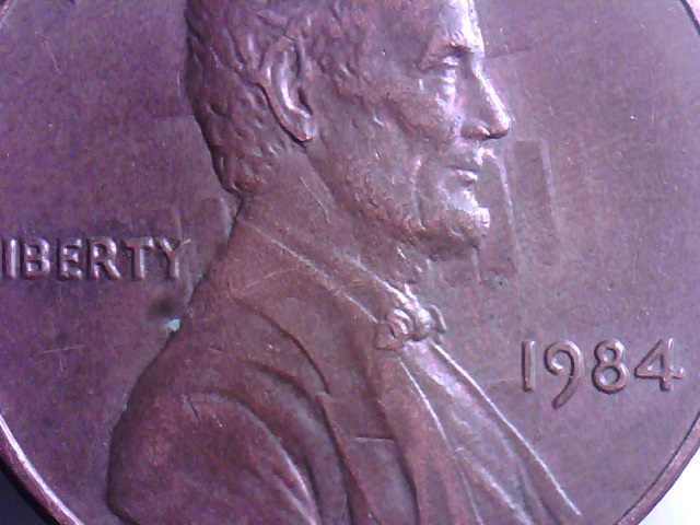 1984-P-Lincoln-Cent---Strong-Obverse/Reverse-Clash