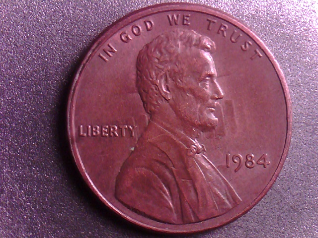 1984-P-Lincoln-Cent---Strong-Obverse/Reverse-Clash