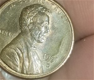 1991-D-Lincoln-Cent--'Lightning-Bolt'-Error/Cud-Error?