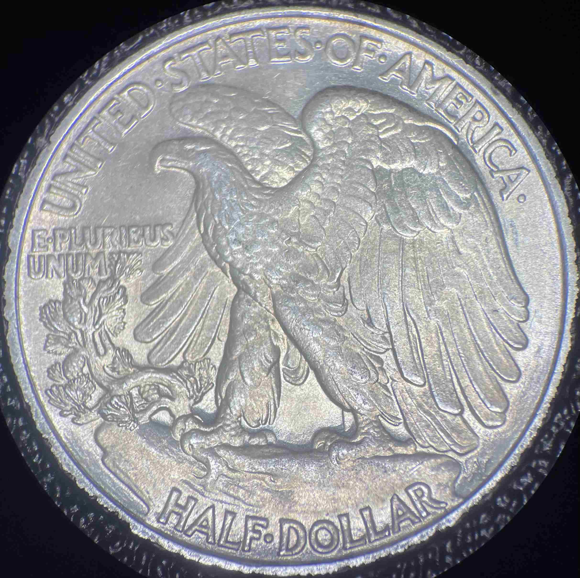 Need-Help-Here-For-A-Strange-Head-Of-1945-P-Walking-Liberty