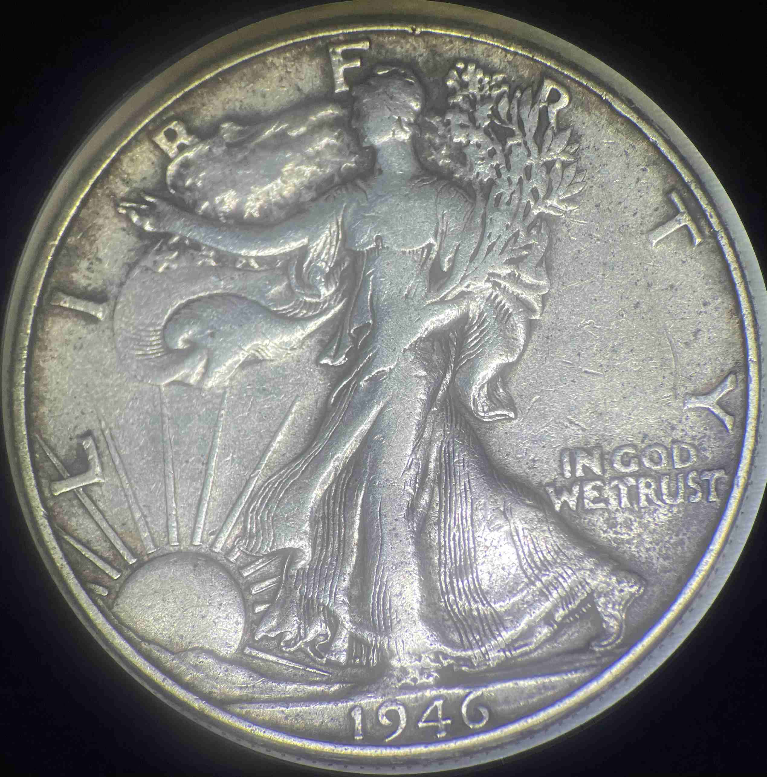 1946-P-Walking-Liberty-DDR-But-Bad-Condition