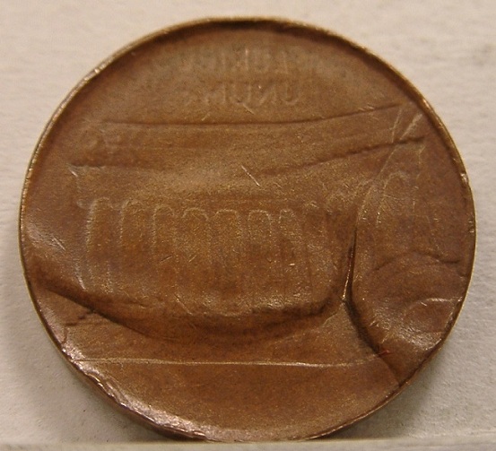 Lincoln-Cent-Brockage