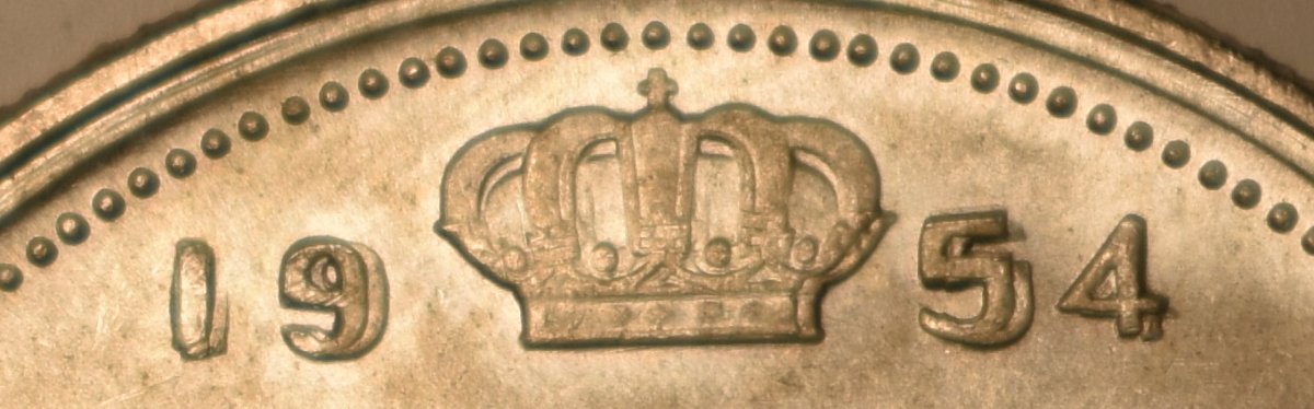 Belgium-1954-100-Franc-Double-Die-Error
