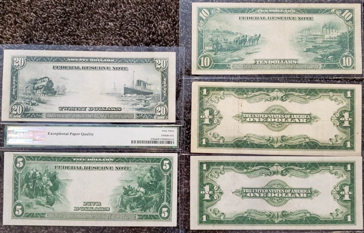1914-And-1928-Federal-Reserve-Note-Set