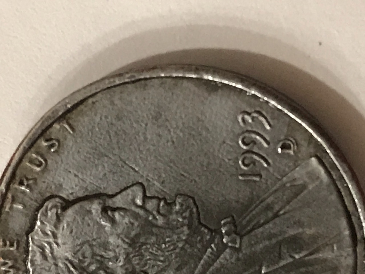 Non-Copper-1993-D-Lincoln-Cent