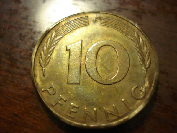 German-10-Pfennig-1995-Strange-Error?-Anyone-Know-This-One?