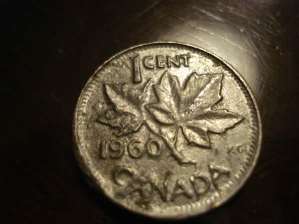 1960-Canadian-Penny,-There-Is-Something-Wrong-Here!