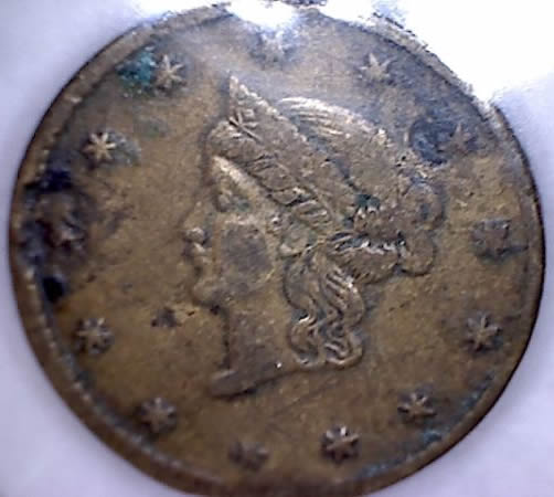 Civil-War-Token?--Very-Similar-In-Size-And-Design-Of-$1-Gold