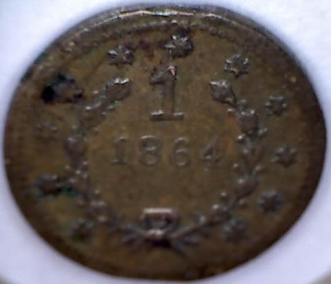 Civil-War-Token?--Very-Similar-In-Size-And-Design-Of-$1-Gold