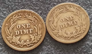 Two-1916-Barber-Dimes.