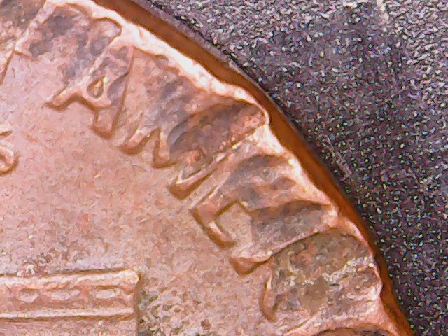 1984-Cent-Tool-Marks-On-One-Side-?-Yet-Nothing-On-The-Opposite-Side
