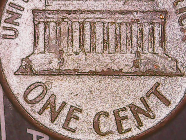1991-Cent-Silver-Color/Material-On-It-?