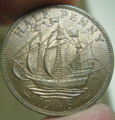 Here-Is-A-Nice-1948-British-Half-Penny.