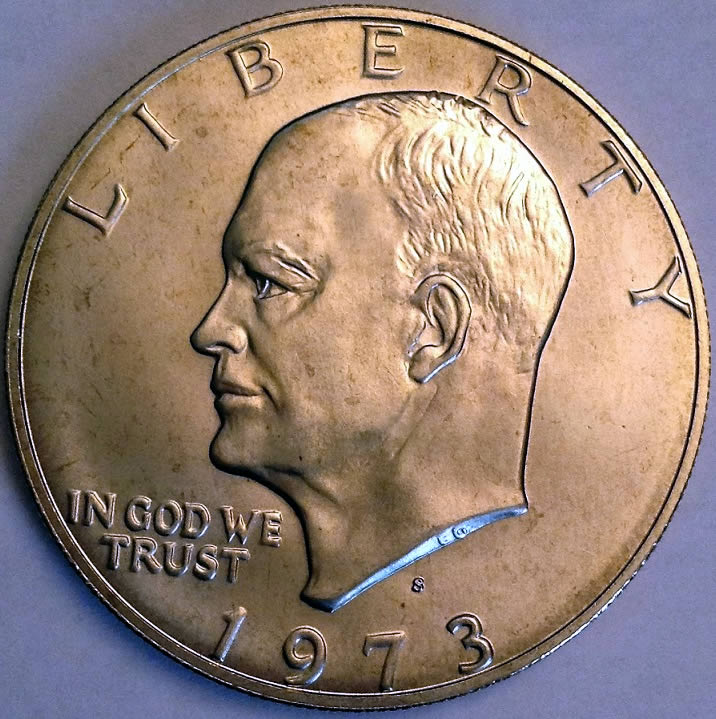 1973-S-Eisenhower-Dollar-MS-65-Or-Better?