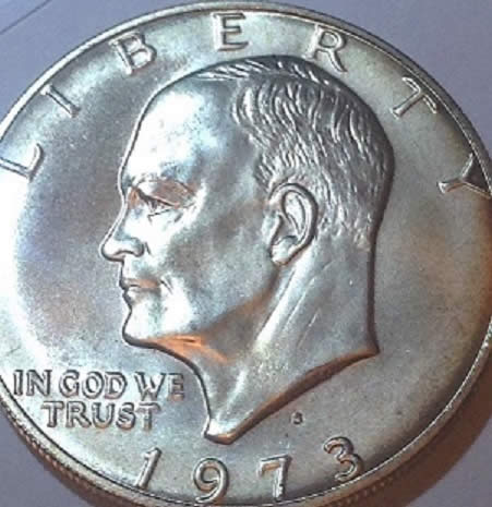 1973-S-Eisenhower-Dollar-MS-65-Or-Better?