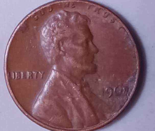 1968-Lincoln-Cent.-Does-It-Exhibit-Strike-Through-Grease-Charactaristics,,-Also-Plate-Blistering?