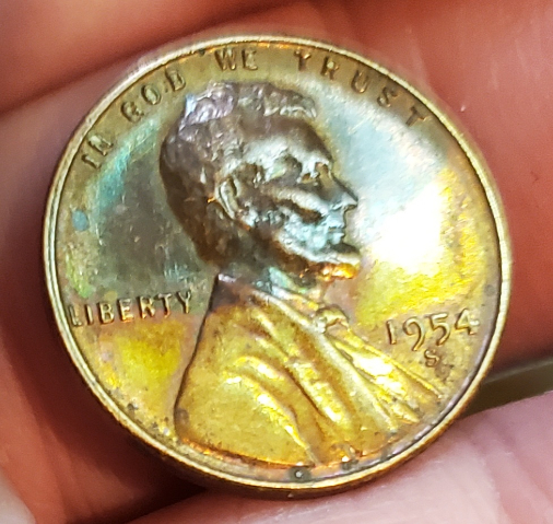 1954-S-Proof-LWC-Rainbow-Toned-What-Caused-This?