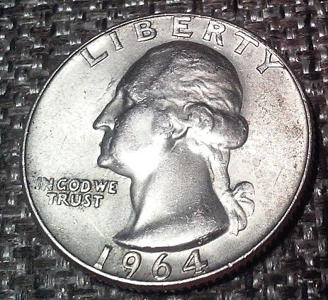 Doubled-Die-On-4--1964-Quarter?