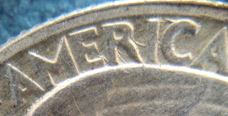 1964-D-Washington-Quarter-With-Raised-Lines-In-America's-Field-And-Letters