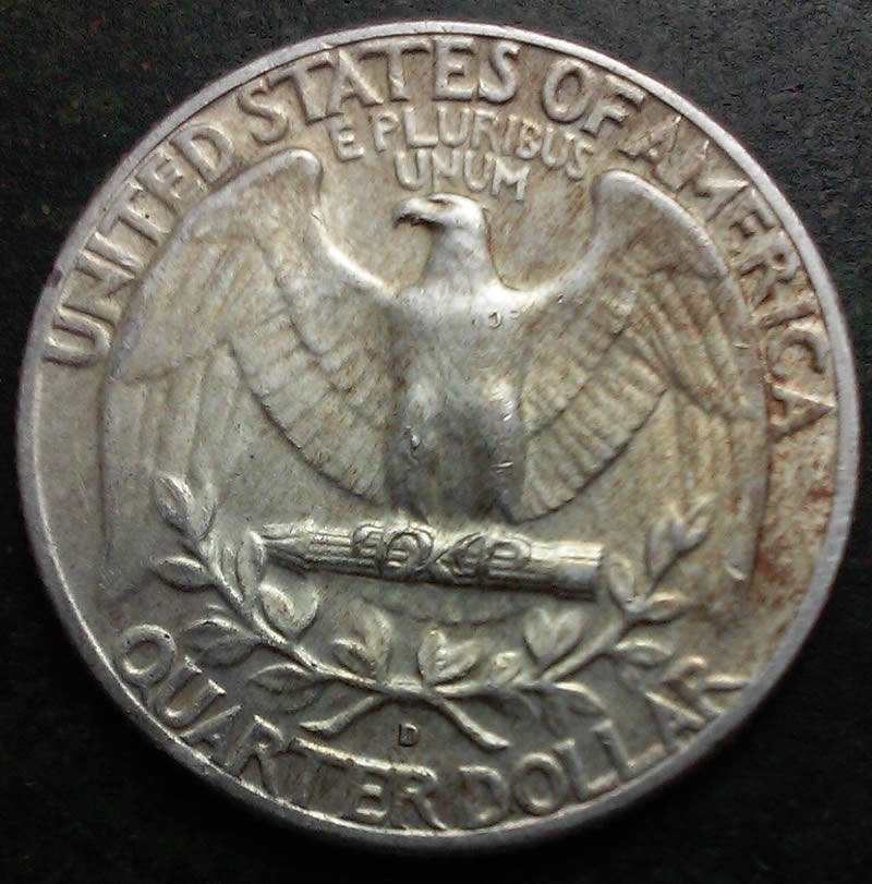 1964-D-Washington-Quarter-With-A-Broken-Beak
